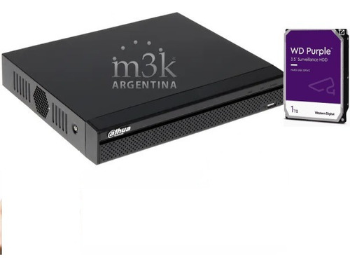 Dvr Dahua 4ch Hasta 2mp + Hd 1tb - M3k 