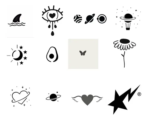 comprar Stencil  Pequeños Para Maquillaje 4 Cms Ideal Para Cara