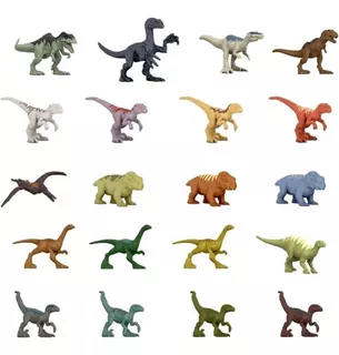 Dinossauros Jurassic World Multipack C/ 20 Minis - Mattel