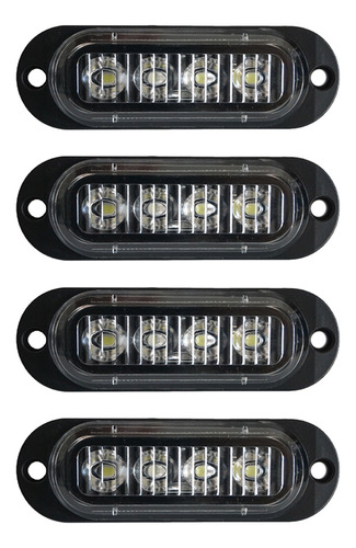 Luces Laterales Para Coche, 4 Unidades, 4 Led, Cabeza De Eme