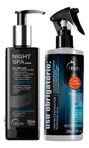 Kit 1 Night Spa 250ml + Uso Obrigatório Reconstrutor Capila