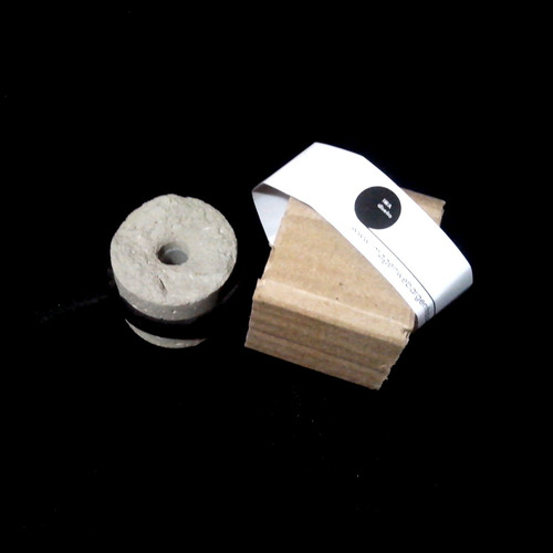 Portalapices Lapicera Cemento Cuerina Minimalista Escritorio