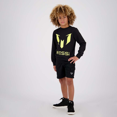 Buzo Niños Vingino By Messi Logo-crew Infantil Estampado