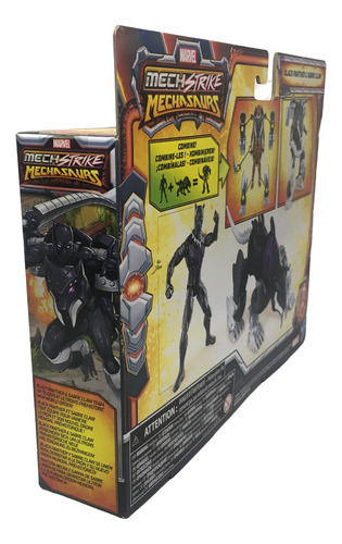 Hasbro Marvel Mech Mechasaurs Black Panther Y Sabre Claw