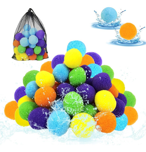 Climafusion 50 Bolas De Agua Reutilizables, Globos De Agua R