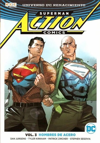 Superman Actionics Hombres De Acero Vol 3, De Jurgens, Dan. Editorial Ecc Ediciones En Español