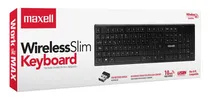 Comprar Teclado Wireless Slim Keyboard Maxell