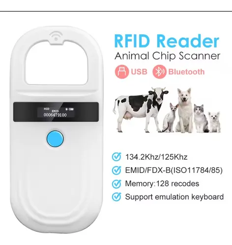 Escáner De Microchip Animal Rfid
