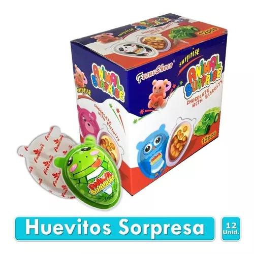 Huevos Animal Sorpresa * 12 Unidades 12 Gramos – Gopa Importaciones S.A.