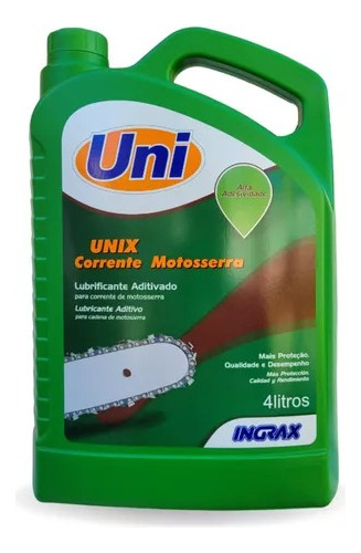 Óleo Uni Para Corrente E Sabre De Motosserra Galão 4 Litros