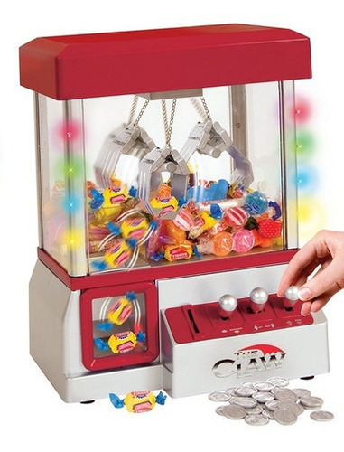 La Máquina Del Caramelo Garra Toy Grabber W / Las Luces Led
