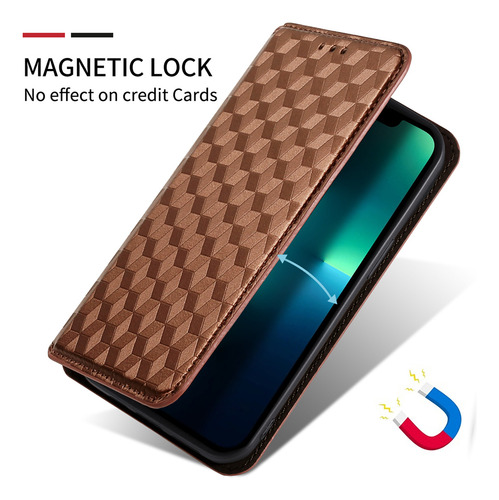 Funda Texturizada 3d Para Realme C67 -tpu, Soporte, Cierre Magnético, A Prueba De Golpes, Caja Fuerte Para Tarjetas De Crédito