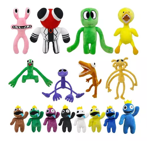 Boneco Green Rainbow Friends Jogo Roblox Pelúcia Verde Lingu - Escorrega o  Preço