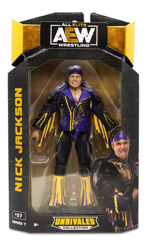 Figura Lucha Libre Aew Nick Jackson Articulado