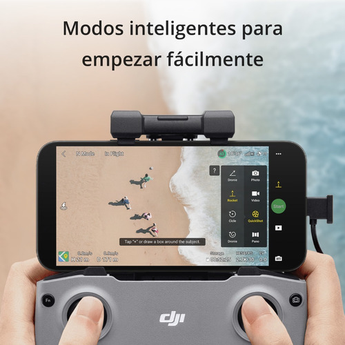 Imagen 4 de 5 de Drone Dji Mini 2 Se Fly More Combo Color Gris