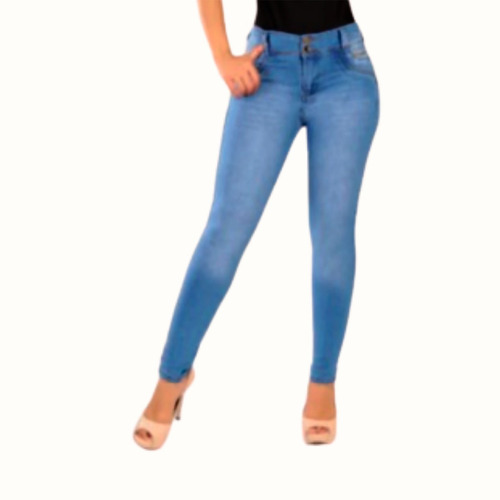 Imagen 2 de 3 de Jeans Elastizados Damas Skinny Calce Perfecto Talle 38 Al 46