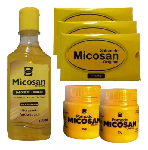 Kit completo micosan Clareador De Manchas Virilha Axilas Espinhas Micosan -  Cosméticos Sexuais - Magazine Luiza