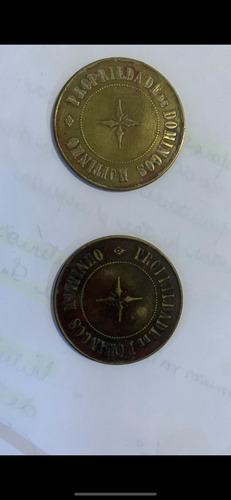 Moedas Fichas Históricas E Raras Da Ferrovia De Bananal/sp