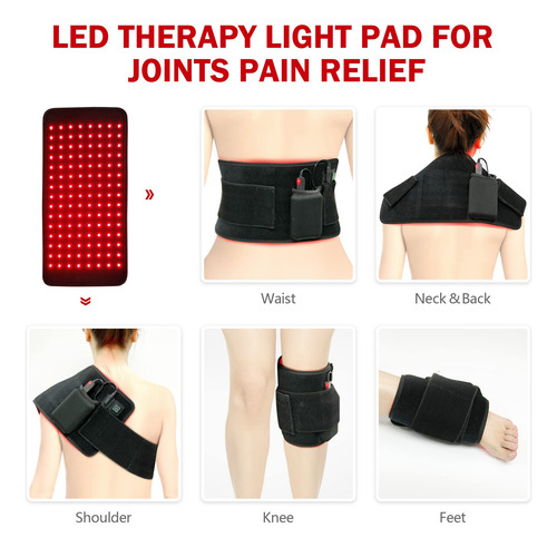 Utk Cinturón De Terapia De Luz Roja E Infrarroja Para Alivio