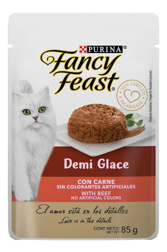 Imagen 1 de 1 de Sobre Comida Gato Purina Fancy Feast Res 85gr