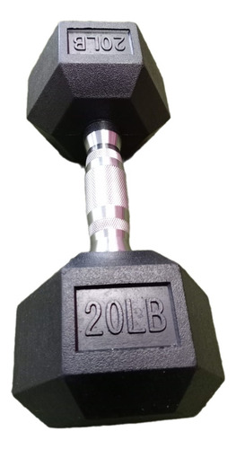 Par De Mancuernas Hexagonales Tipo Dumbbell De 20 Libras.