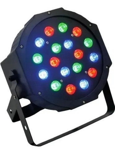 18 Luces Led Foco Color Para Fiesta Discoteca Rgb