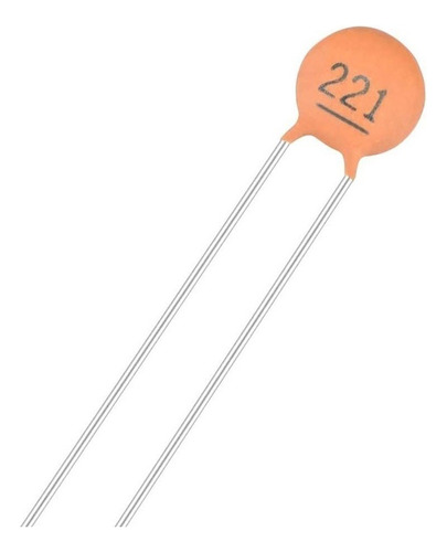 Capacitor Cerámico 220 Pf / 50v, 221 (100 Piezas)