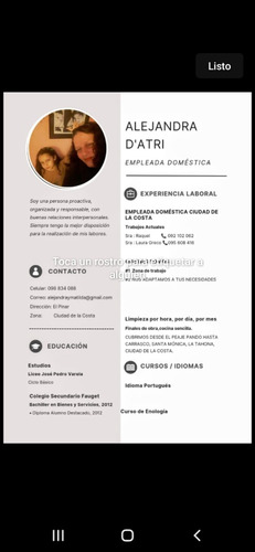 Limpieza Por Hora $350 Ciudad De La Costa.