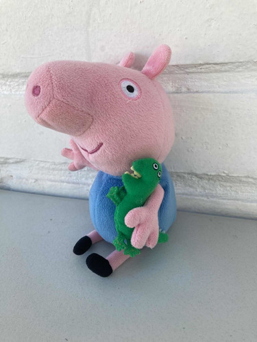 Peluche George De Peppa Pig Original Usado Pepa Pig