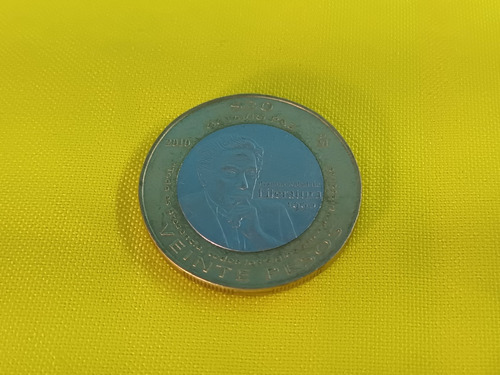 Moneda De Veinte Pesos Año 2010 Octavio Paz Mexico