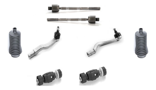 Kit 2 Extremos Bieletas Precap Sandero Stepway- 8 Piezas