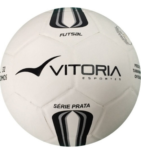 Bola Futsal Vitoria Oficial Prata Max 500 Varejo