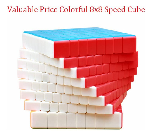 Cubo De 8 X 8 Speed Cube Sin Etiqueta Juguete Color De La Estructura