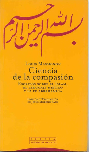 Libro Ciencia De La Compasión Louis Massignon