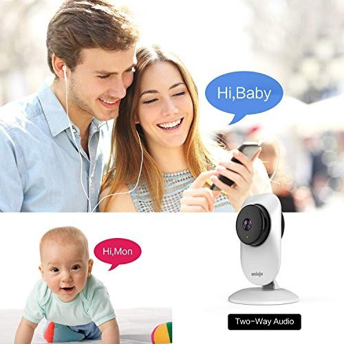 Cámara Doméstica Para Interiores, Cámara Wifi Uniojo 1080p Q