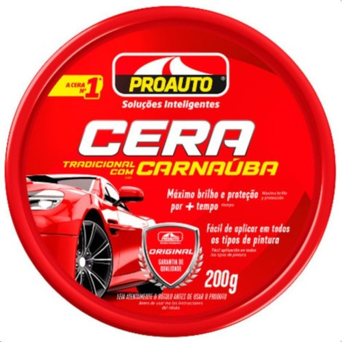 Cera En Pasta Pro Auto Carnaúba 200g