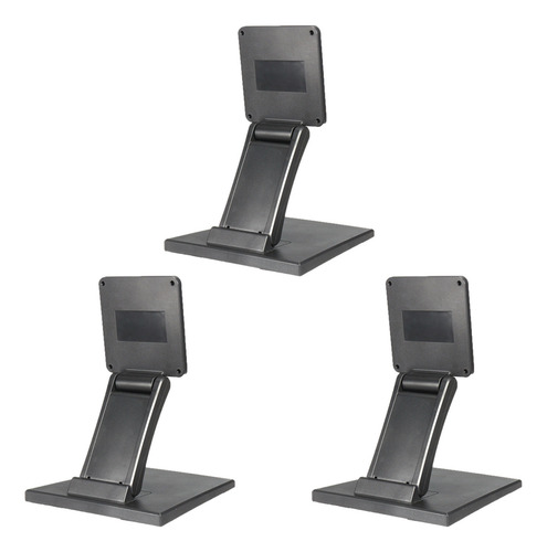 3 Suportes De Monitor Dobráveis Com Montagem Inclinada, Lcd