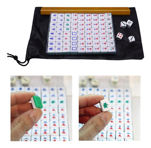Juego De Mahjong Chino, Juego De Mesa De Viaje Mahjong De