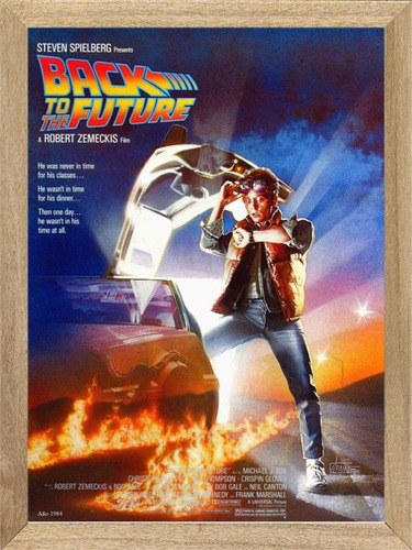  Poster Peliculas Enmarcado   Volver Al Futuro     L982