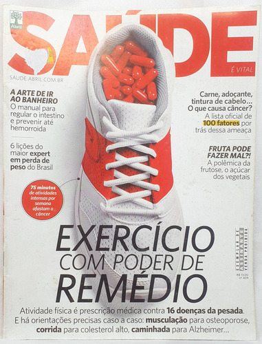 Revista Saúde! 409 - Exercício Com Poder De Remédio (Usado)