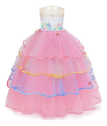 Chektin Vestido De Unicornio Para Niñas Disfraz De Unicornio