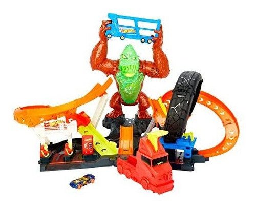 Hot Wheels Toxic Gorilla Slam Gas Station - Pistas