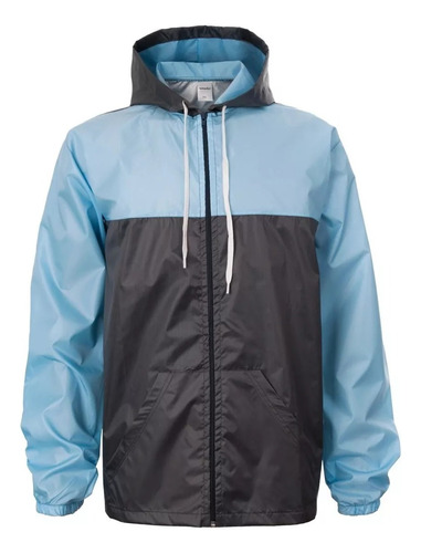 Campera Deportiva Rompeviento Hombre Bolsillos Abrigo