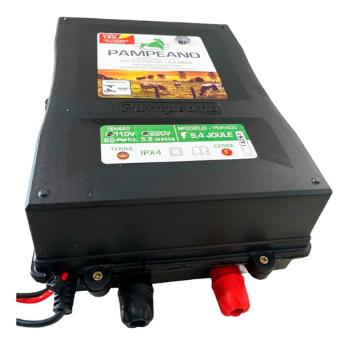 Imagem 6 de 7 de Eletrificador Cerca Rural Bivolt/12v 270km C/ Trans. 5.4j