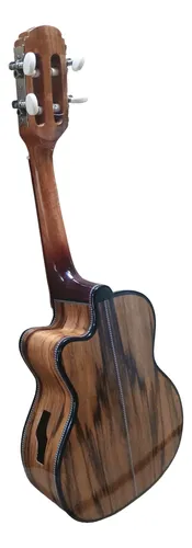 Cavaquinho Toks Flat Cx8 Sem Boca Natural C/equalizador