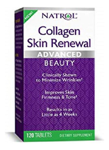 Colágeno Skin Renewal Verisol Pele Colagen  - Natrol 120cps
