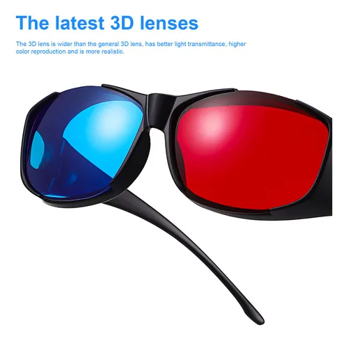 F Gafas Para Ver Películas En 3d, Rojas, 3 Unidades, 5