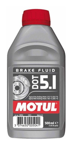 Fluído Liquido De Freio E Embreagem Moto Motul Dot 5.1 500ml