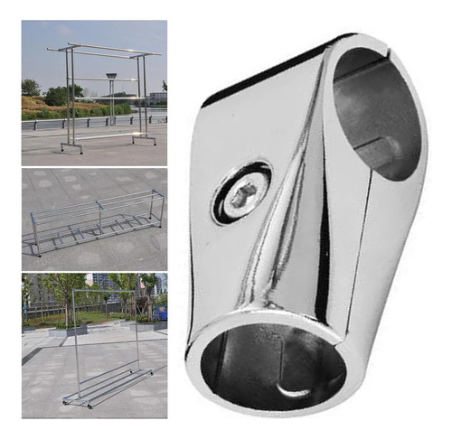 2 Conectores De Tubo En T De Aluminio De 25 Mm Para Fontaner