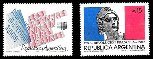 Revolución Francesa - Argentina - Serie Mint - Gj 2451-2